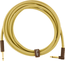 Fender Deluxe Guitarras Kabel Vinkelstik (Tweed, 3m)