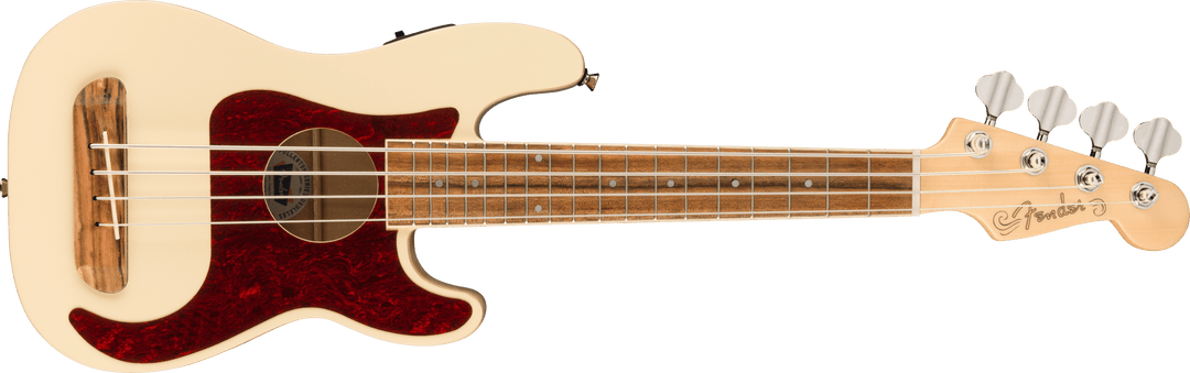 Fender Fullerton Precision Bajo Ukelele (Olympic White)