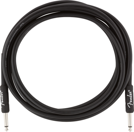 Fender Professional Guitarras Kabel (Negro, 3m)