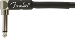 Fender Professional Guitarras Kabel Vinkelstik (Negro, 3m)