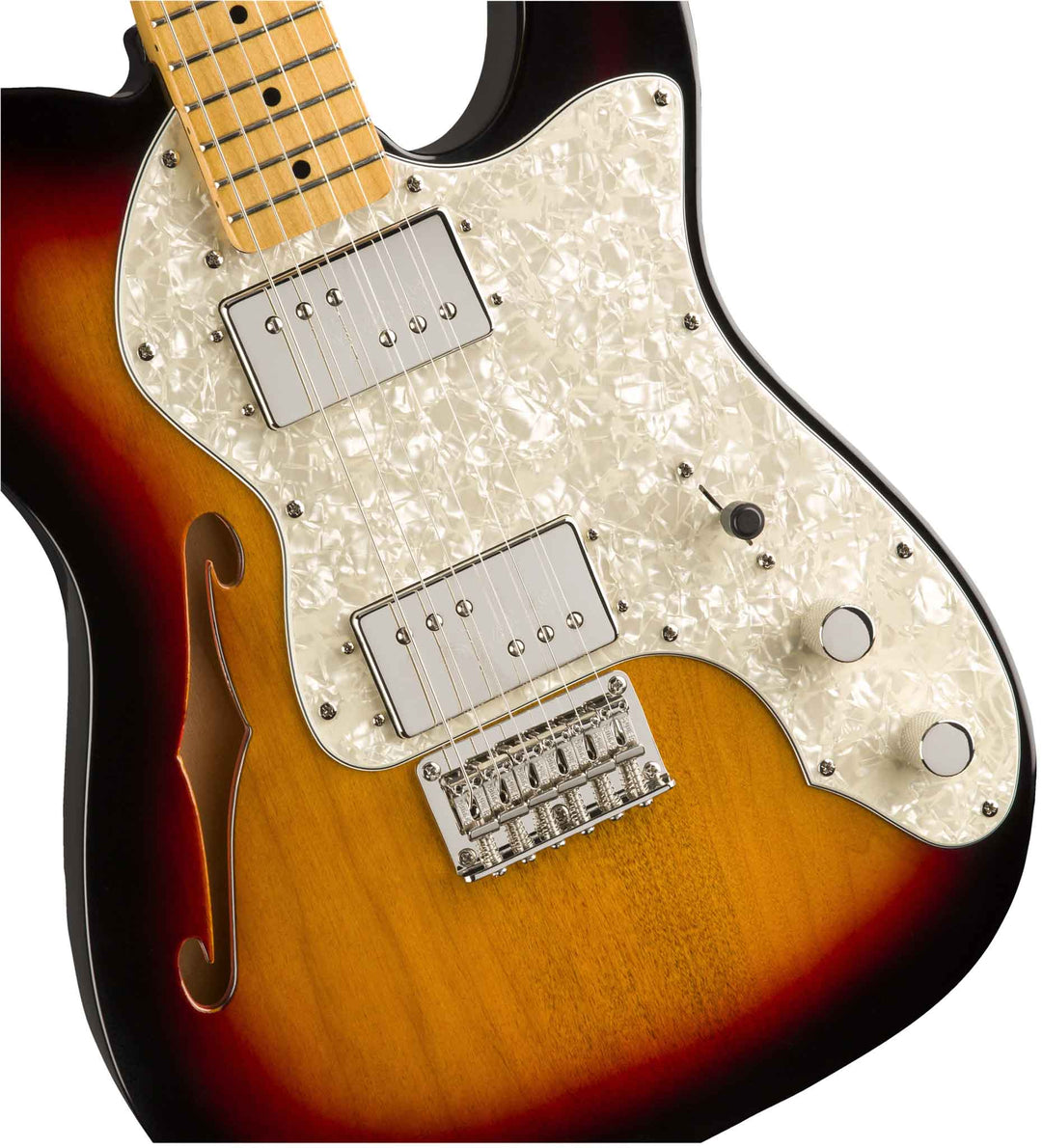 Fender Squier Classic Vibe '70s Custom Telecaster Thinline Guitarra eléctrica (Sunburst)