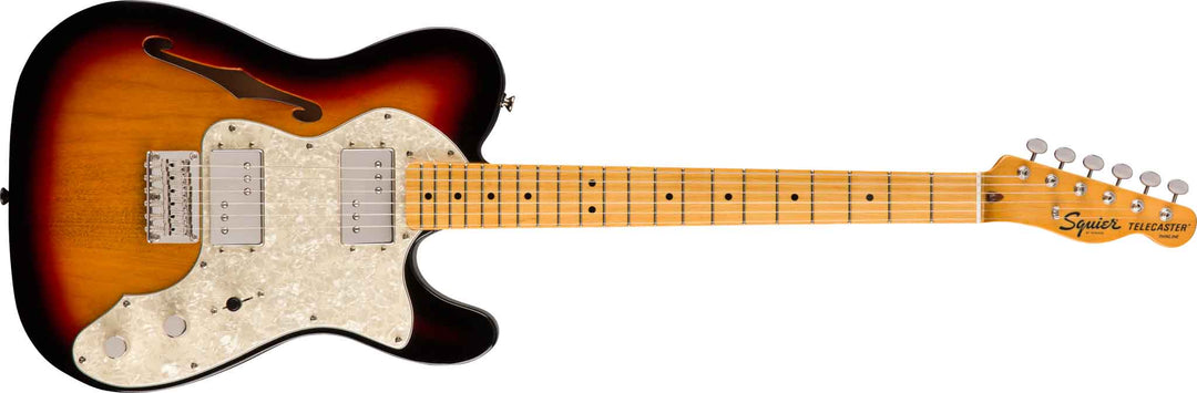 Fender Squier Classic Vibe '70s Custom Telecaster Thinline Guitarra eléctrica (Sunburst)