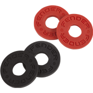 Fender Strap Blocks 4-pak (Rojo, Negro)