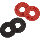 Fender Strap Blocks 4-pak (Rojo, Negro)
