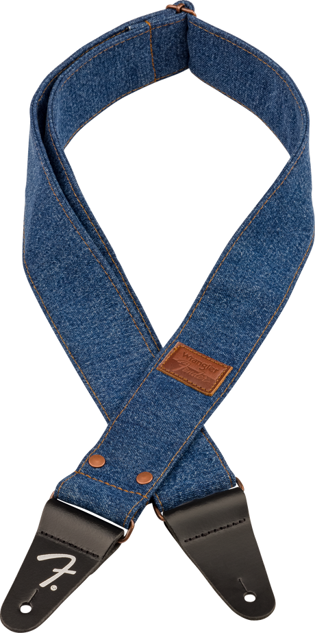 Fender x Wrangler Denim Correa de Guitarra (Indigo, 2")