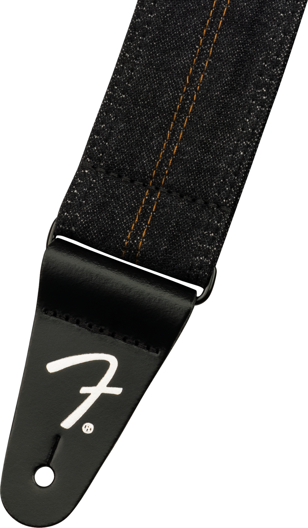 Fender x Wrangler Denim Correa de Guitarra (Washed Black Stitch, 2")