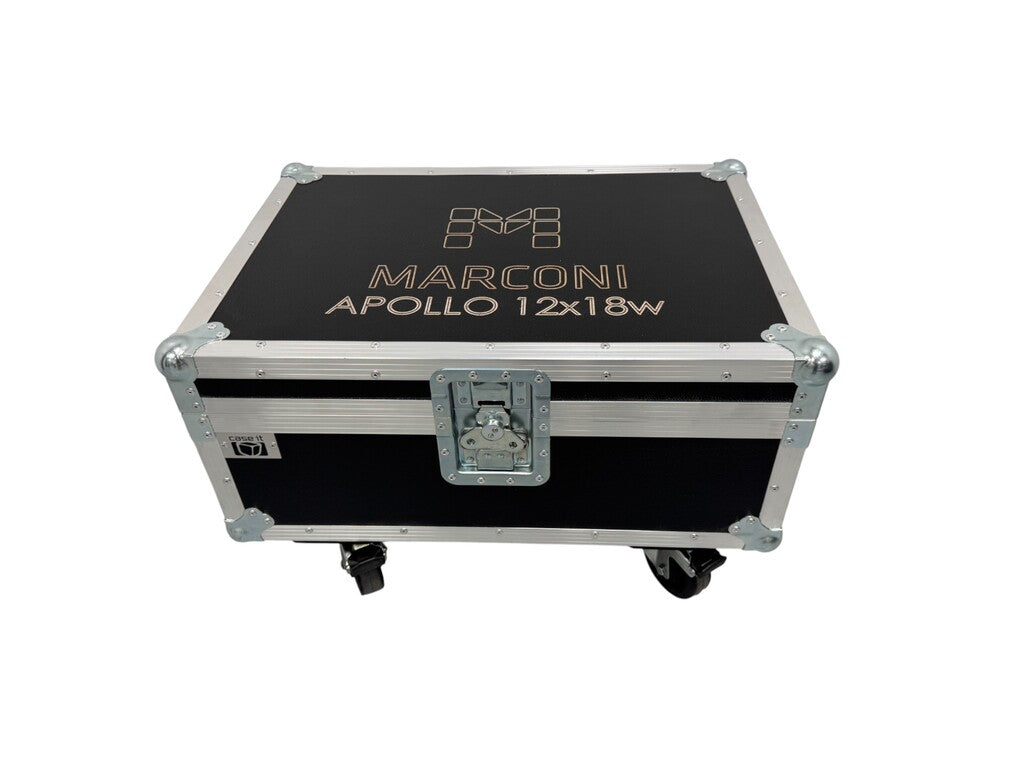 Marconi Flightcase para 4 X lámparas de batería Apollo