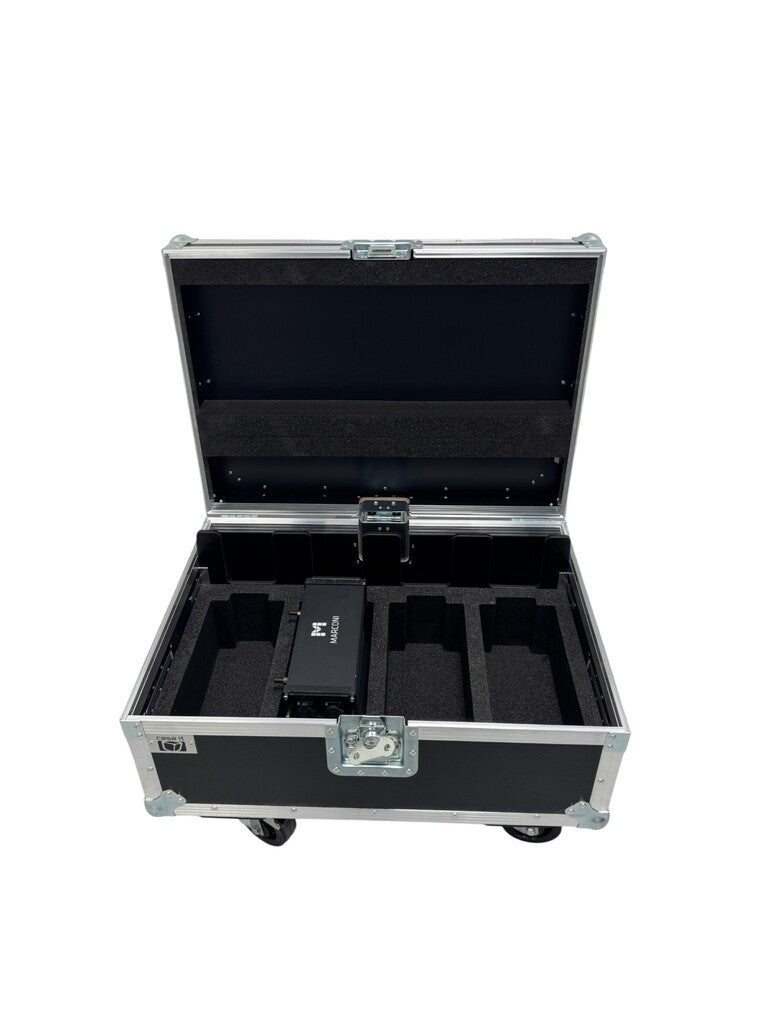 Marconi Flightcase para 4 X lámparas de batería Apollo
