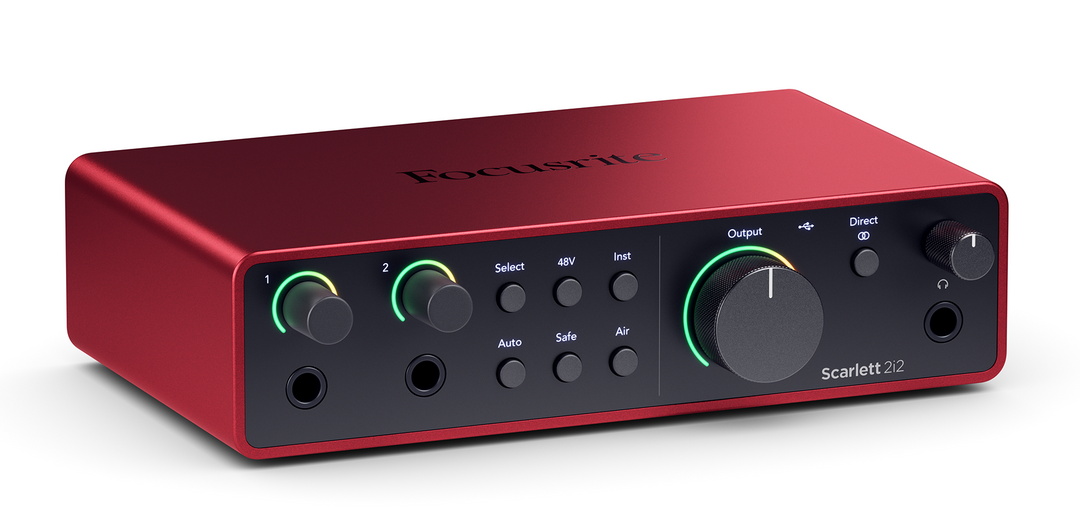 Focusrite Scarlett 2i2 Studio 4th Gen Paquete de Interfaces de Audio