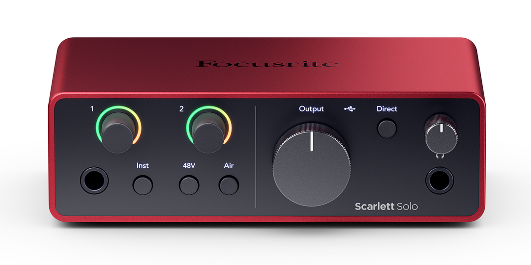 Paquete de Interfaces de Audio Focusrite Scarlett Solo Studio 4th Gen