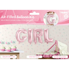 Globo de Foil Bebé "Niña" (Rosa)