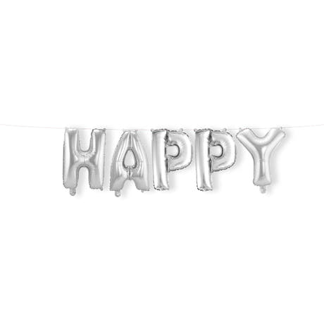 Globo de Foil 'Feliz' (Plata, 36cm)