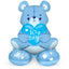 Foil Balloon With Base Bear 'It's a Boy' Blue (61 cm)