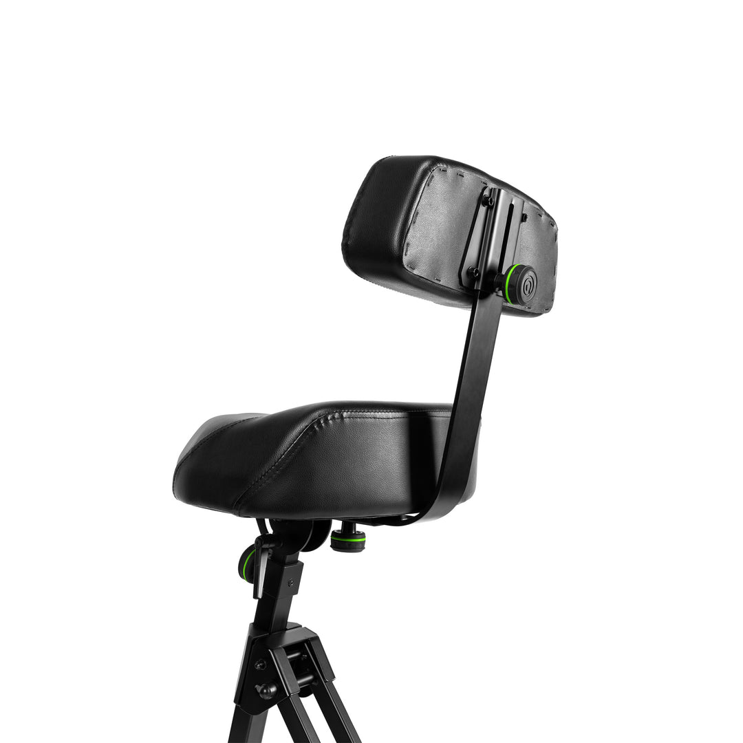 Gravity FM SEAT1 BR - Taburete de altura ajustable con reposapiés y respaldo