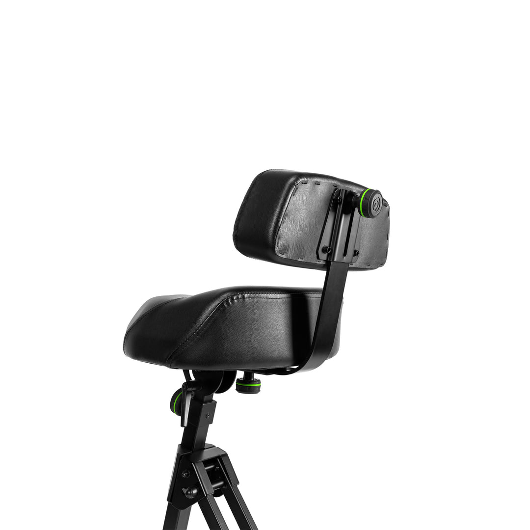 Gravity FM SEAT1 BR - Taburete de altura ajustable con reposapiés y respaldo
