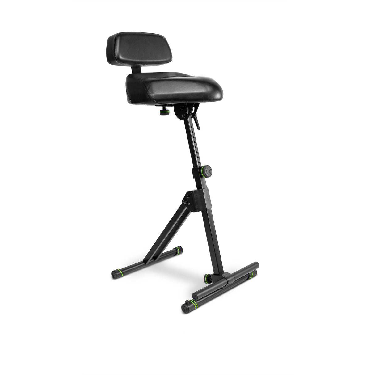 Gravity FM SEAT1 BR - Taburete de altura ajustable con reposapiés y respaldo