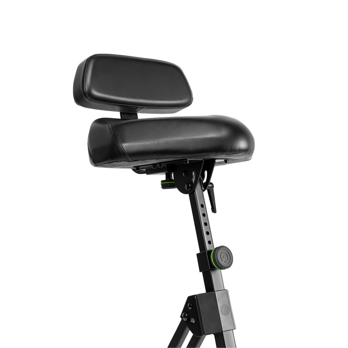 Gravity FM SEAT1 BR - Taburete de altura ajustable con reposapiés y respaldo