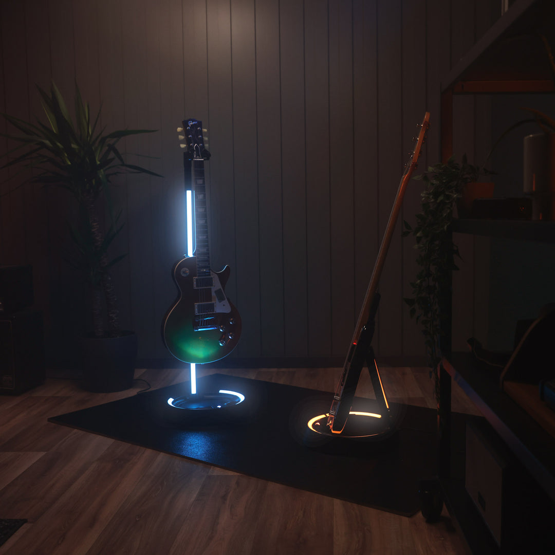Gravity GS LS 01 NH B - Guitarras GLOW-STAND®, Neckhug