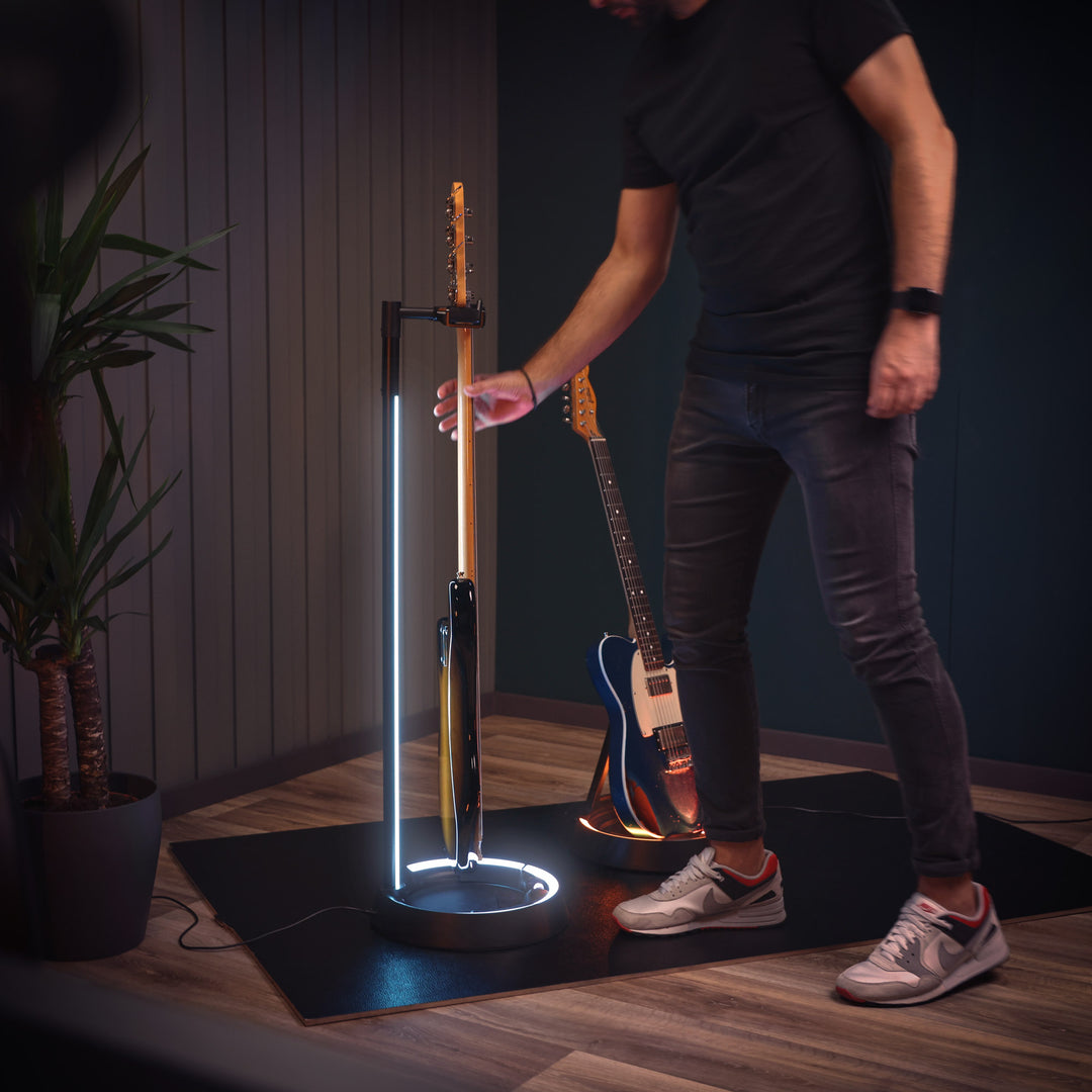 Gravity GS LS 01 NH B - Guitarras GLOW-STAND®, Neckhug