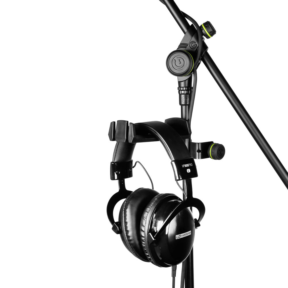 Gravity HP HMS 01 B - Soporte para auriculares para pie de micrófono