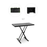 Gravity KSX 2 RD SÆT 1 - X-formet keyboardstativ med dobbeltstøtte og støttebord, sæt 1