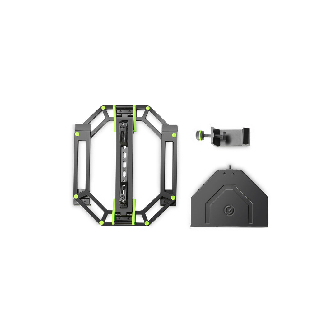 Gravity KSX 2 RD SET 2 - Soporte de teclado doble en X y mesa de apoyo, set 2