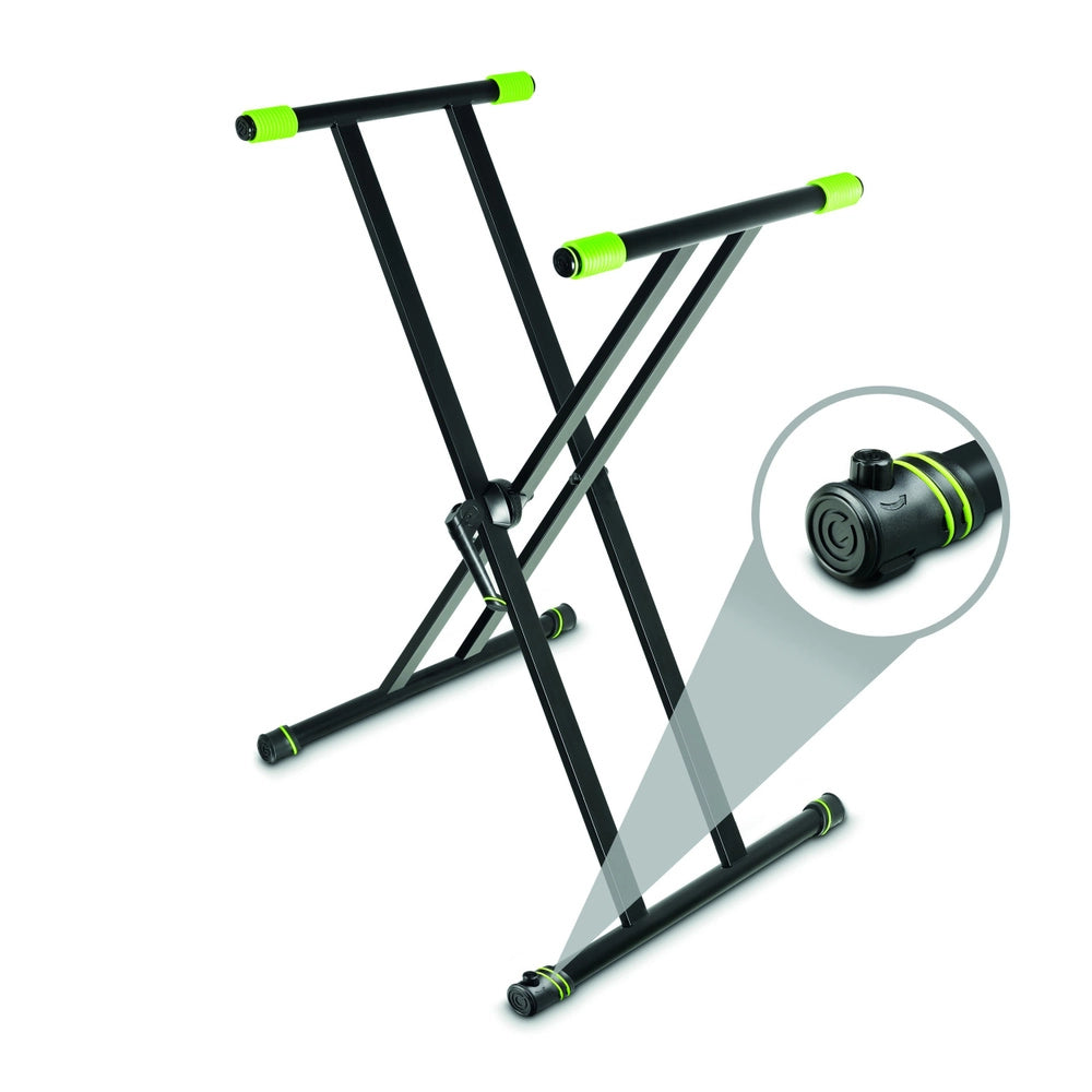 Gravity KSX 2 RD - Rapid Desk-set con soporte doble X-teclados