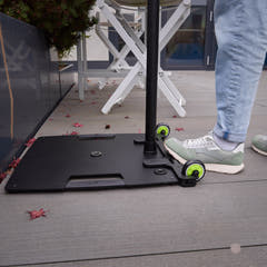 Gravity LA WI 1 - Inserto de ruedas para soportes con placa base
