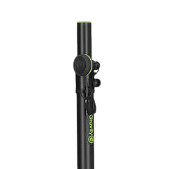 Gravity LS 431 C B - stand de luces y stand de altavoz con base de acero compacta y cuadrada y posibilidad de montaje descentrado