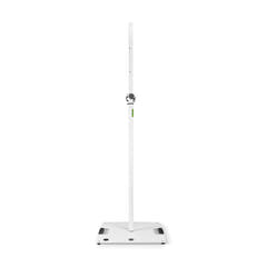 Gravity LS 431 W - Soporte de iluminación con base cuadrada de acero y posibilidad de montaje excéntrico