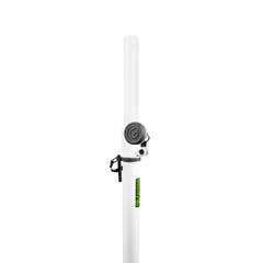 Gravity LS 431 W - Soporte de iluminación con base cuadrada de acero y posibilidad de montaje excéntrico