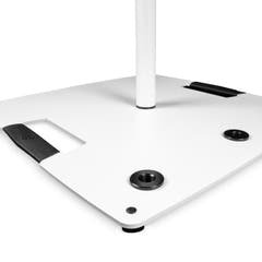 Gravity LS 431 W - Soporte de iluminación con base cuadrada de acero y posibilidad de montaje excéntrico