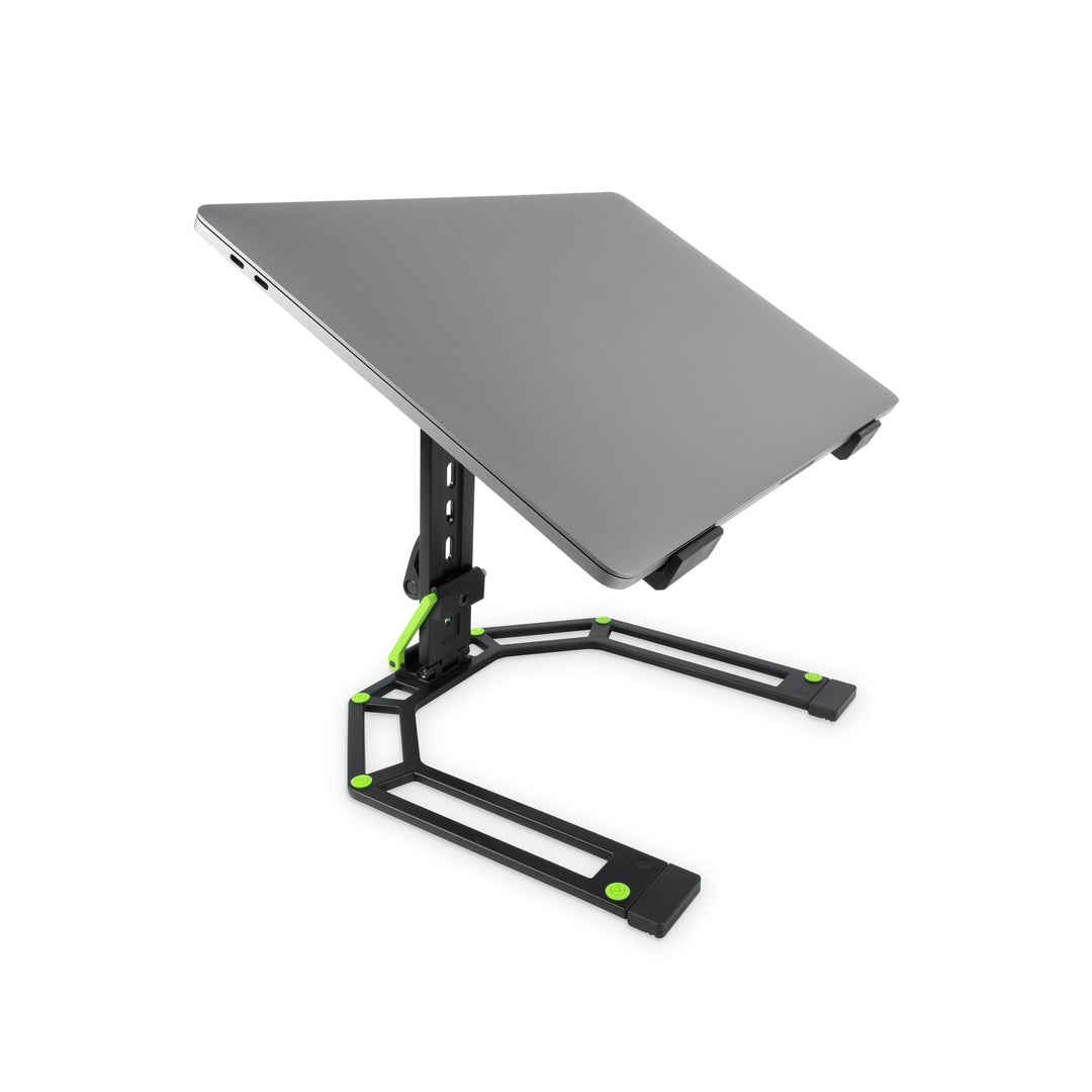 Gravity LTS 01 B SÆT 1 - Soporte ajustable para ordenadores portátiles y controladores, incluida bolsa protectora de neopreno