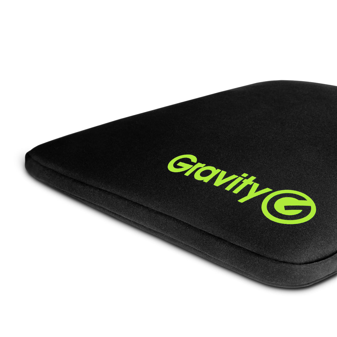 Gravity LTS 01 B SÆT 1 - Soporte ajustable para ordenadores portátiles y controladores, incluida bolsa protectora de neopreno