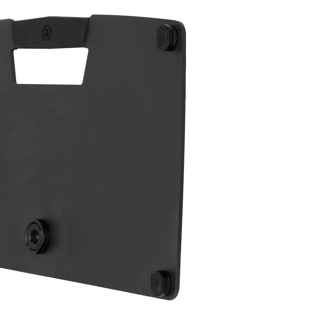 Gravity LTS T 02 B - stand universal para portátil con varillas de sujeción ajustables y base de acero, negro
