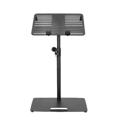 Gravity LTS T 02 B - stand universal para portátil con varillas de sujeción ajustables y base de acero, negro