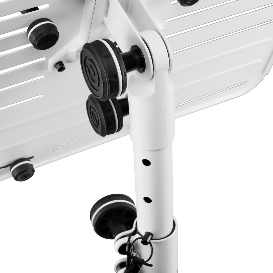 Gravity LTS T 02 W - Soporte universal para portátil con varillas de soporte ajustables y base de acero