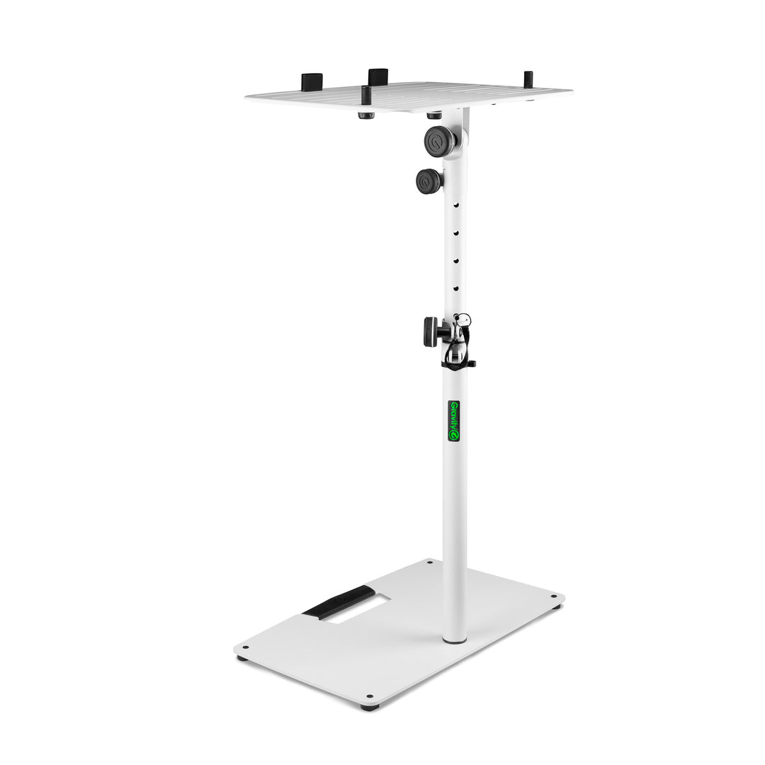 Gravity LTS T 02 W - Soporte universal para portátil con varillas de soporte ajustables y base de acero