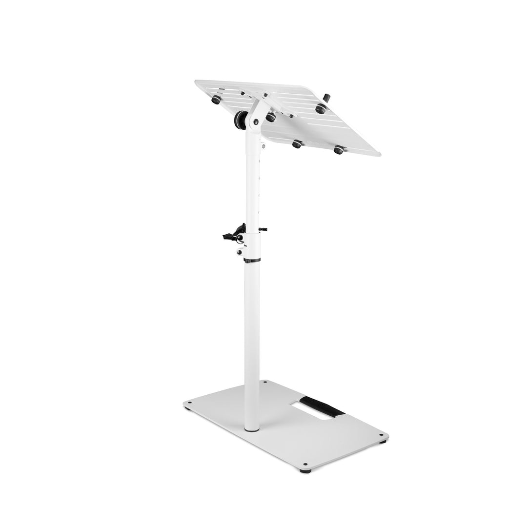 Gravity LTS T 02 W - Soporte universal para portátil con varillas de soporte ajustables y base de acero