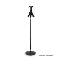 Gravity MA T TH 02 SET 2 - Soporte para tablet para viajeros y pie de micrófono de una mano con base redonda