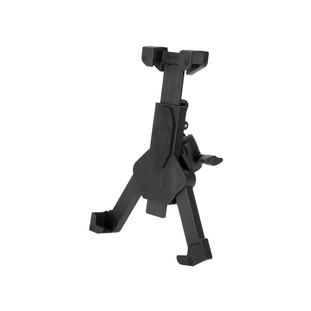 Gravity MA T TH 02 SET 2 - Soporte para tablet para viajeros y pie de micrófono de una mano con base redonda