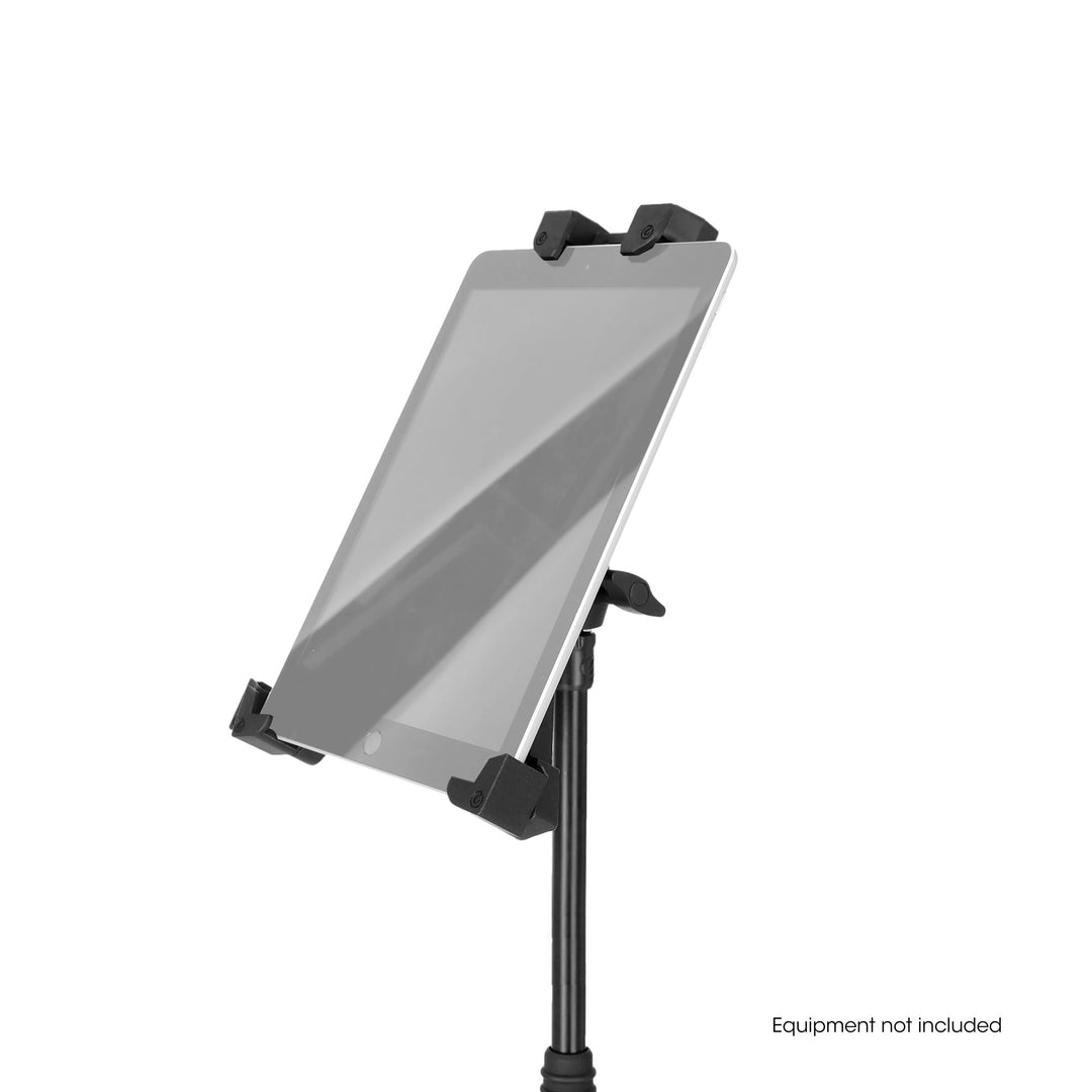 Gravity MA T TH 02 SET 2 - Soporte para tablet para viajeros y pie de micrófono de una mano con base redonda