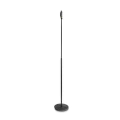 Gravity MS 231 HB - Soporte de micrófono con base redonda y acoplamiento con una mano