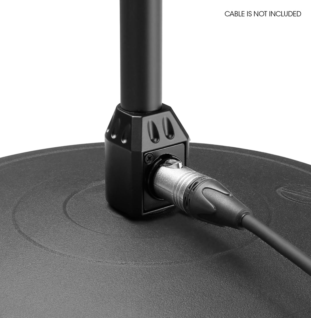 Gravity MS 23 XLR B - soporte de Micrófonos con conector XLR y cuello de cisne