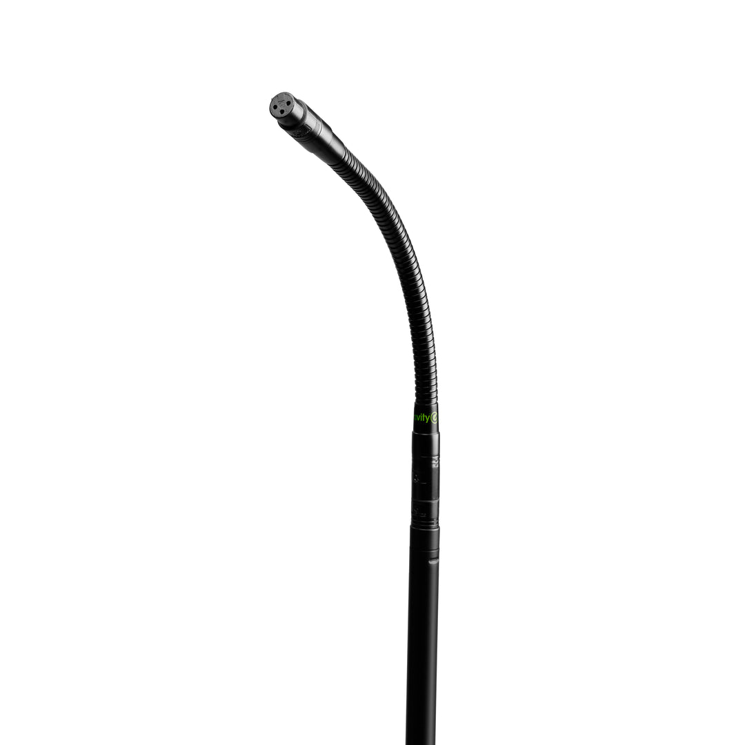 Gravity MS 23 XLR B - soporte de Micrófonos con conector XLR y cuello de cisne