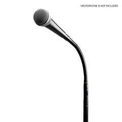 Gravity MS 23 XLR B - soporte de Micrófonos con conector XLR y cuello de cisne