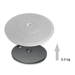 Gravity MS 2 WP - Placa de peso para soportes de micrófonos con base redonda