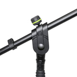 Gravity MS 3122 HDB - Soporte de micrófono corto y resistente para uso intensivo con trípode plegable