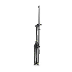 Gravity MS 4221 B - Pie de micrófono corto con trípode plegable y brazo boom ajustable en 2 puntos