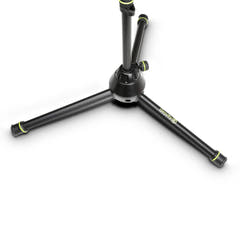 Gravity MS 4221 B - Pie de micrófono corto con trípode plegable y brazo boom ajustable en 2 puntos